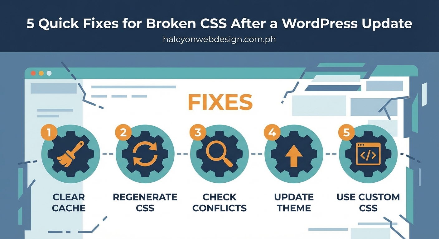 5 Quick Fixes for Broken CSS After a WordPress Update — 2