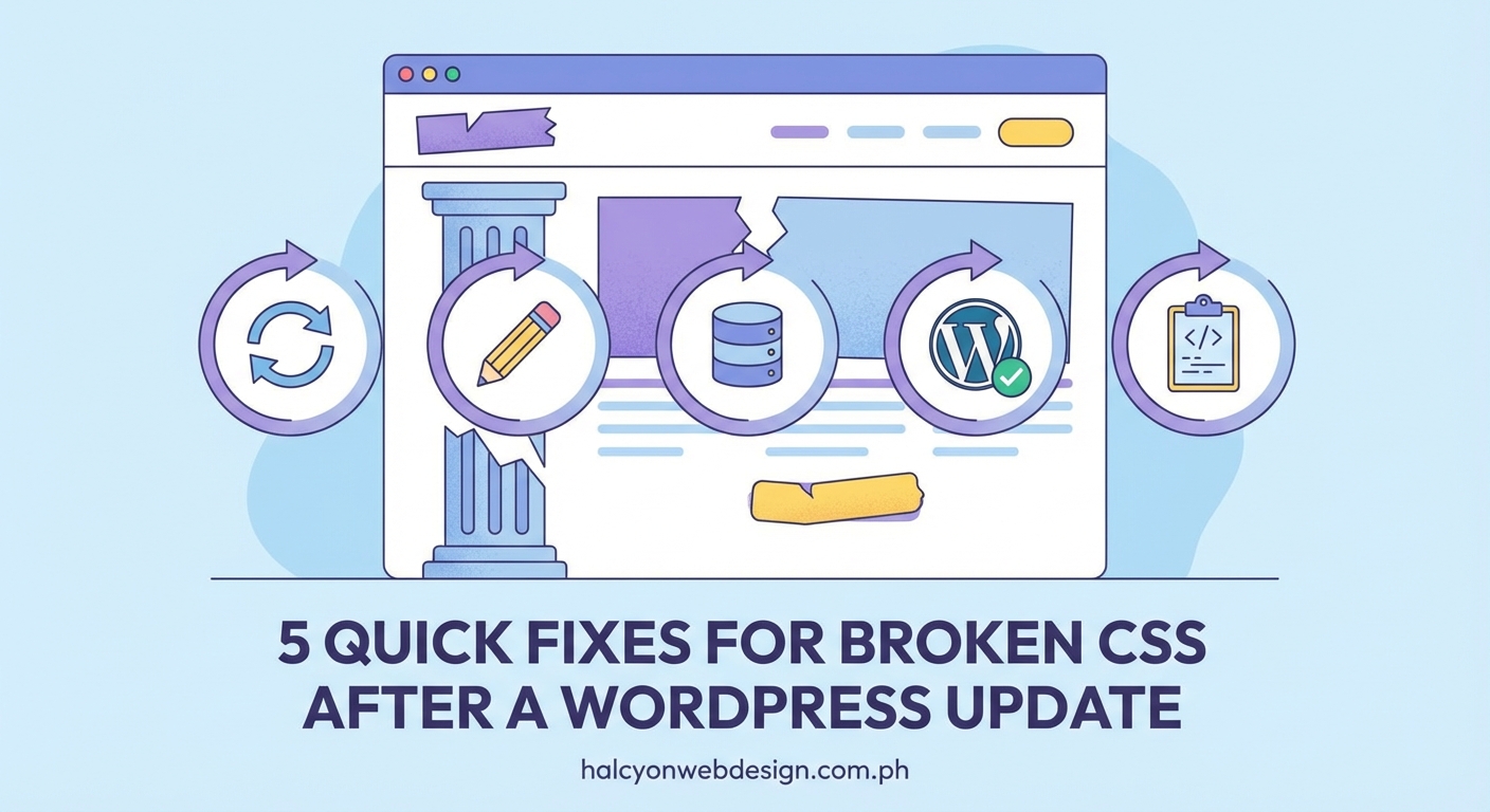 5 Quick Fixes for Broken CSS After a WordPress Update — 5