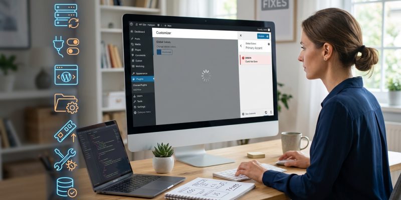7 Solutions When Your WordPress Theme Customizer Won't Save Changes