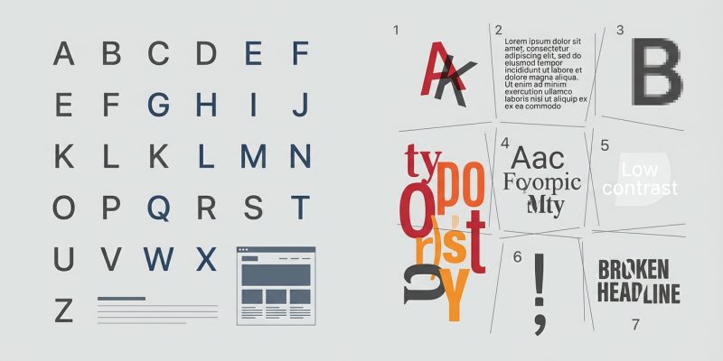 7 Typography Mistakes That Make Your Website Look Unprofessional