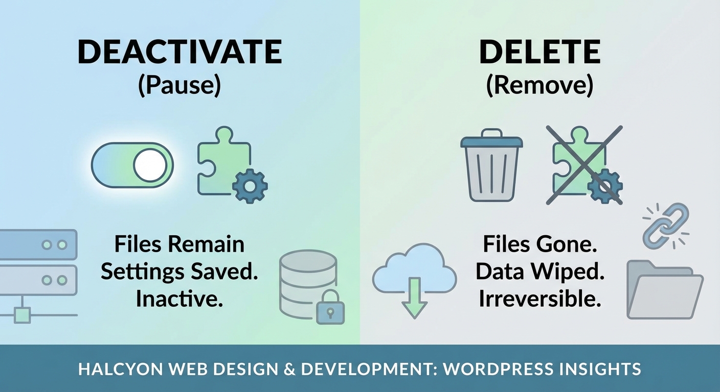 What Happens When You Delete a WordPress Plugin vs Deactivate It? - Illustration 2