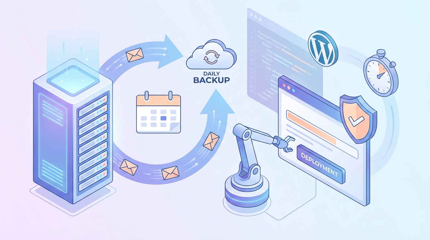 Manufacturing Backup Process How to Set Up Automatic Daily Backups Before Your Next Deployment ...