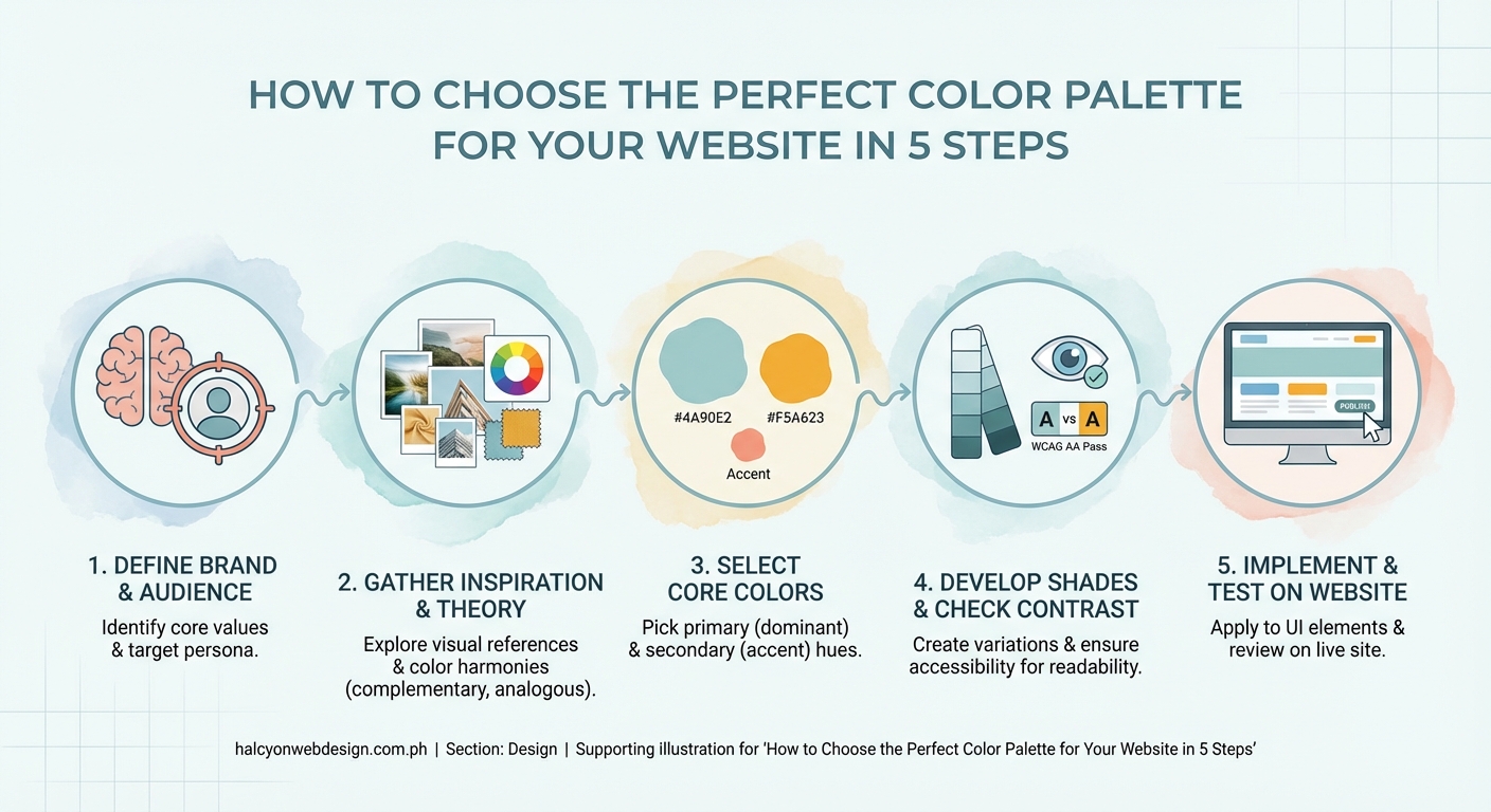 How to Choose the Perfect Color Palette for Your Website in 5 Steps - Illustration 3