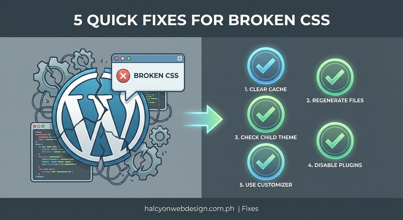 5 Quick Fixes for Broken CSS After a WordPress Update - Illustration 3