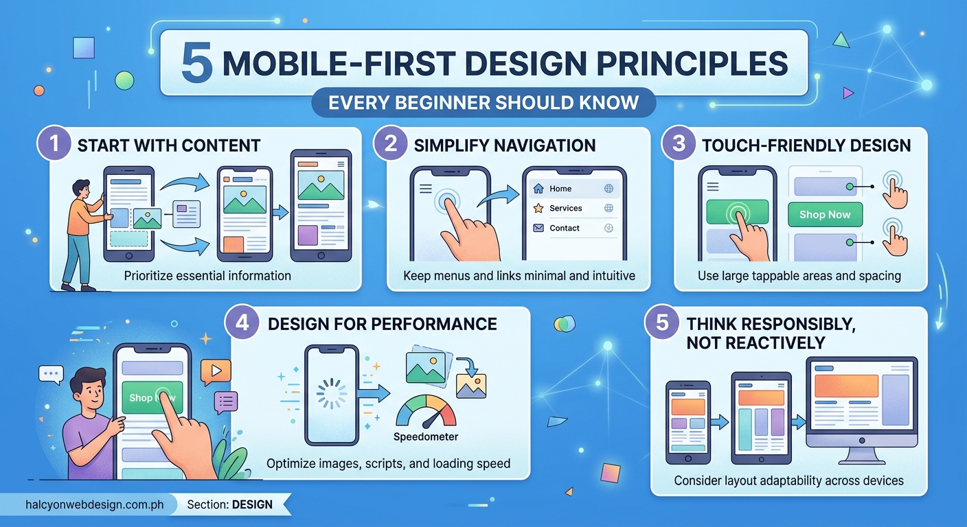 5 Mobile-First Design Principles Every Beginner Should Know - Illustration 1