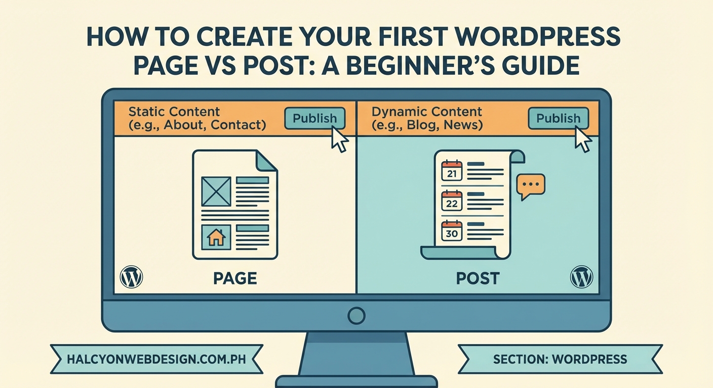 How to Create Your First WordPress Page vs Post: A Beginner's Guide - Illustration 1