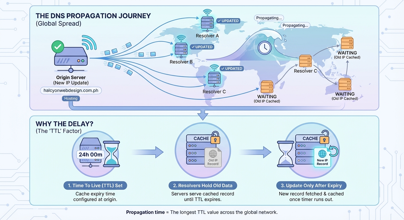 What Is DNS Propagation and Why Does It Take So Long? - Illustration 2