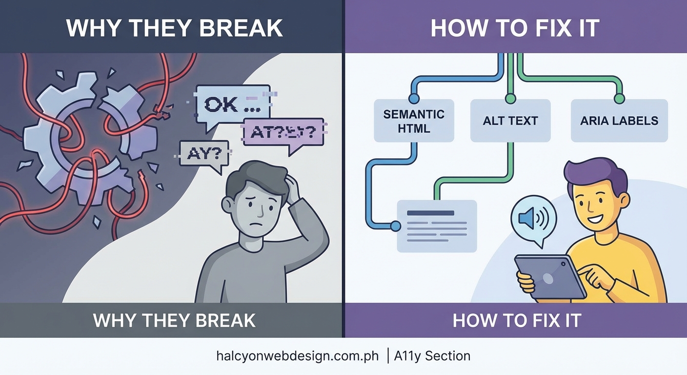 Why Screen Readers Break on Your Site (And How to Fix It) - Illustration 1