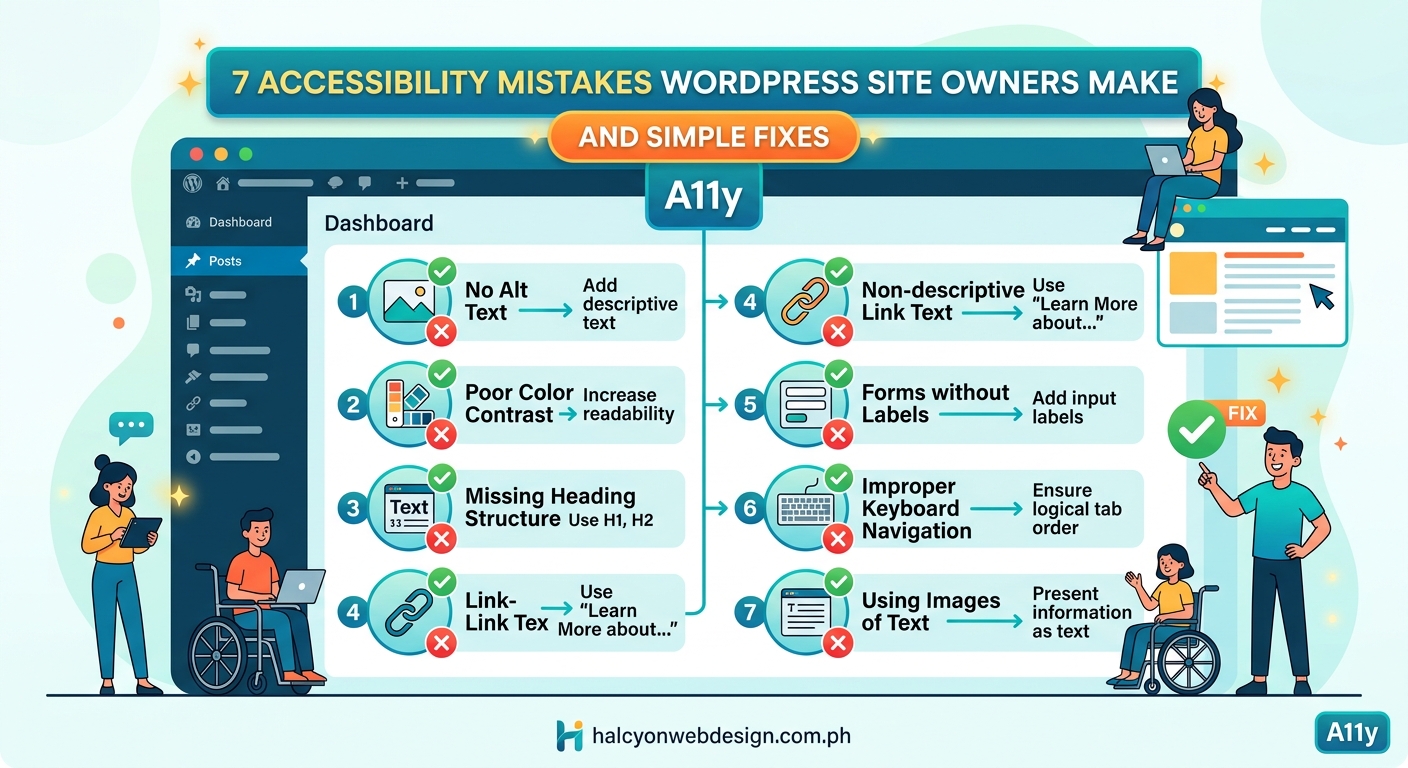 7 Accessibility Mistakes WordPress Site Owners Make (And Simple Fixes) - Illustration 2