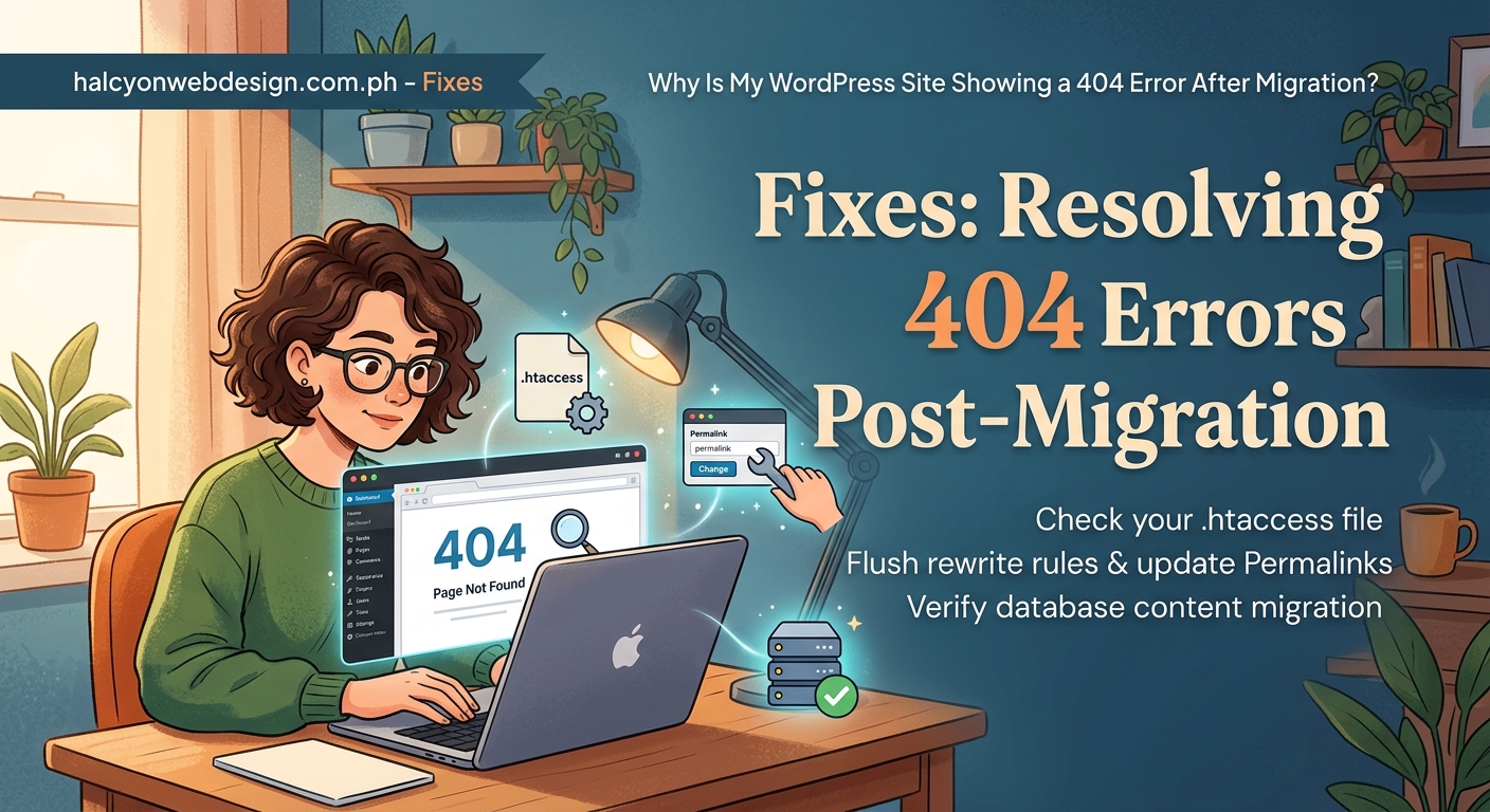 Why Is My WordPress Site Showing a 404 Error After Migration? - Illustration 1