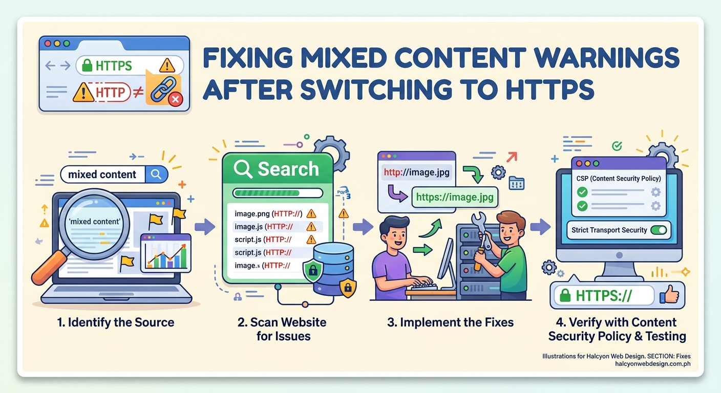 Fixing Mixed Content Warnings After Switching to HTTPS - Illustration 1