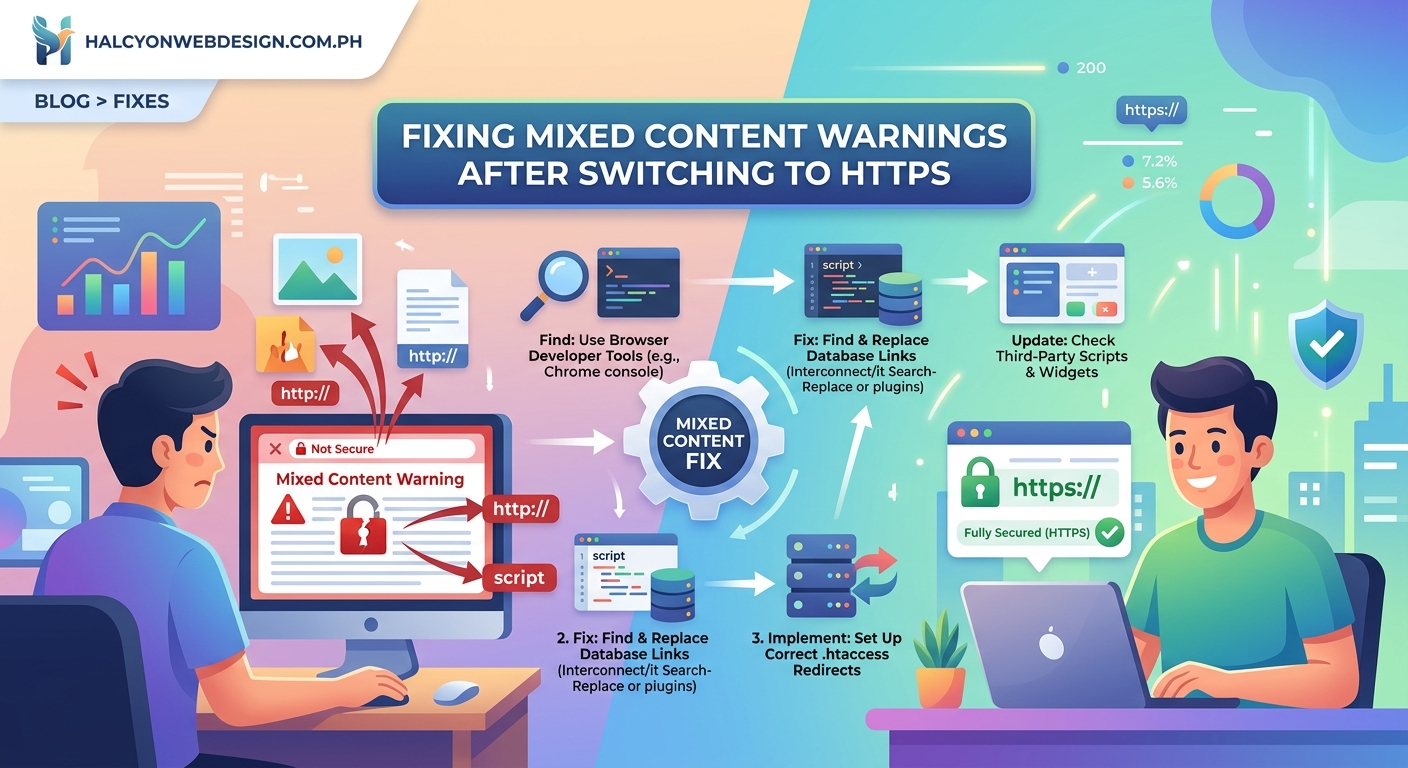 Fixing Mixed Content Warnings After Switching to HTTPS - Illustration 2