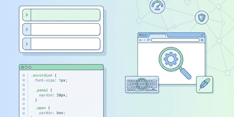 Building a Pure CSS Accordion Component That's Accessible and Lightweight
