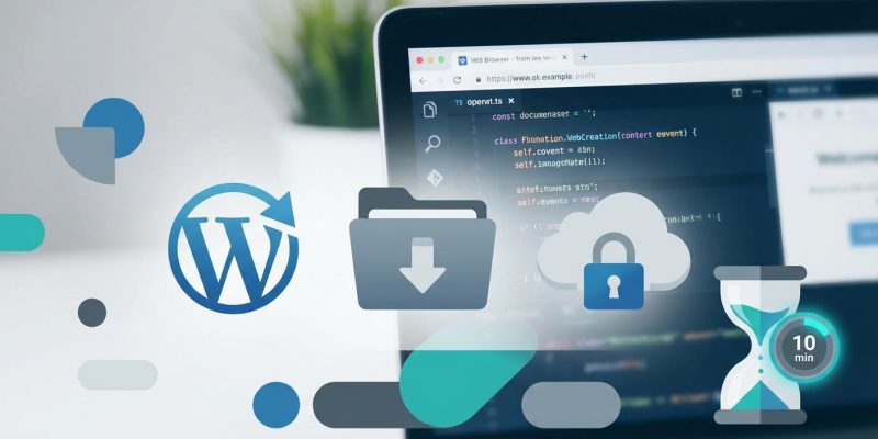 How to Back Up Your WordPress Site Manually in Under 10 Minutes