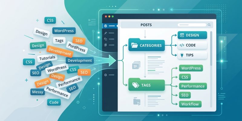 How to Organize WordPress Categories and Tags Without Making a Mess