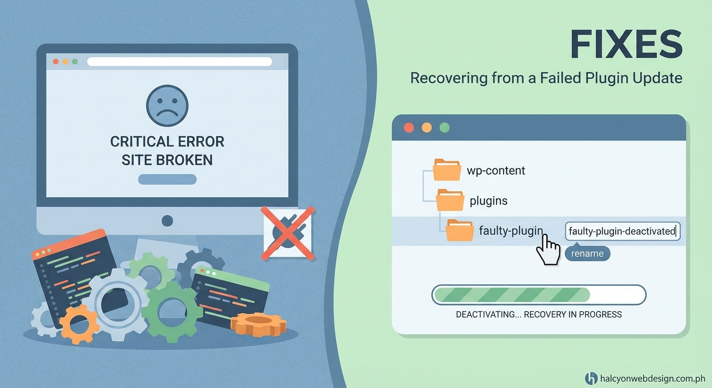 How to Recover From a Failed WordPress Plugin Update That Broke Your Site — 2