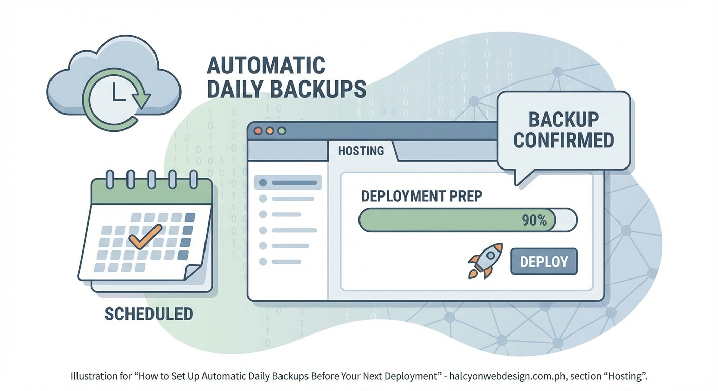 How to Set Up Automatic Daily Backups Before Your Next Deployment — 3