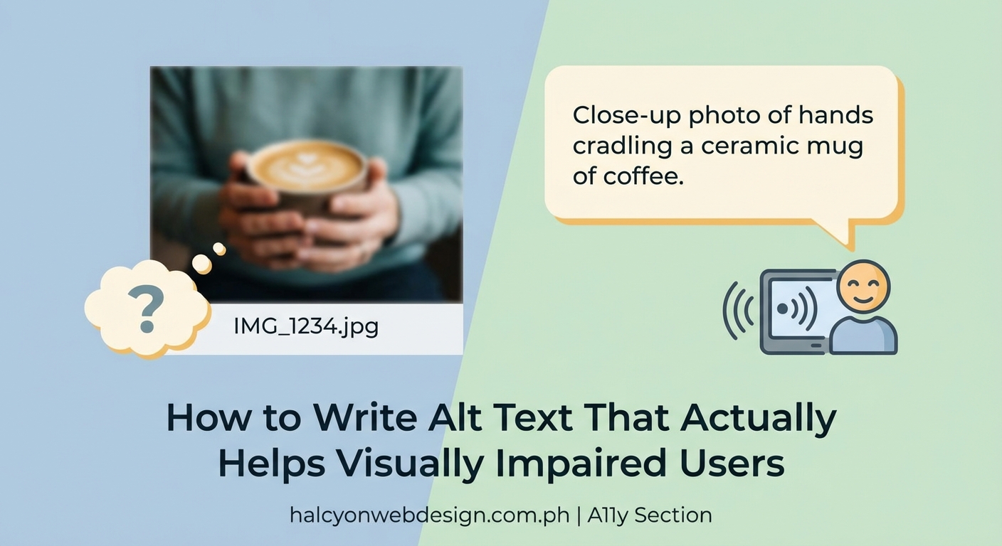 How to Write Alt Text That Actually Helps Visually Impaired Users — 1