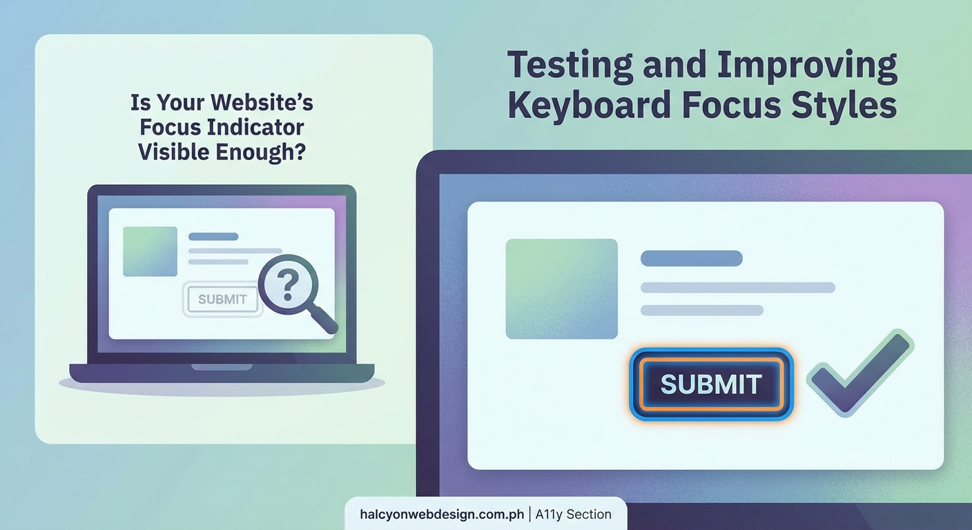 Is Your Website's Focus Indicator Visible Enough? Testing and Improving Keyboard Focus Styles — 1