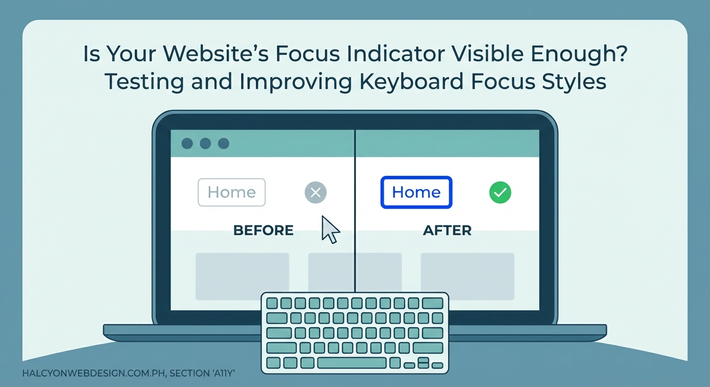 Is Your Website's Focus Indicator Visible Enough? Testing and Improving Keyboard Focus Styles — 2