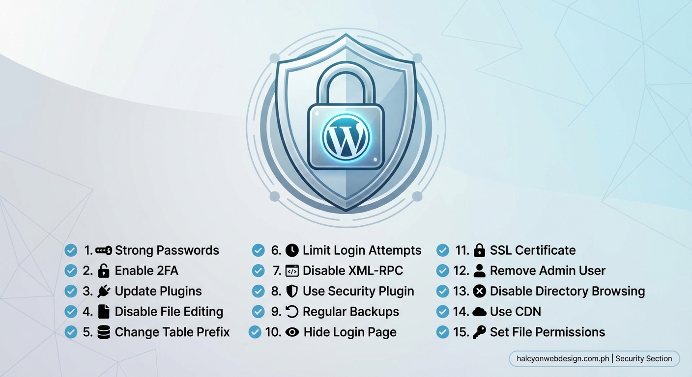 The Complete WordPress Hardening Checklist: 15 Security Settings You Should Change Today — 1