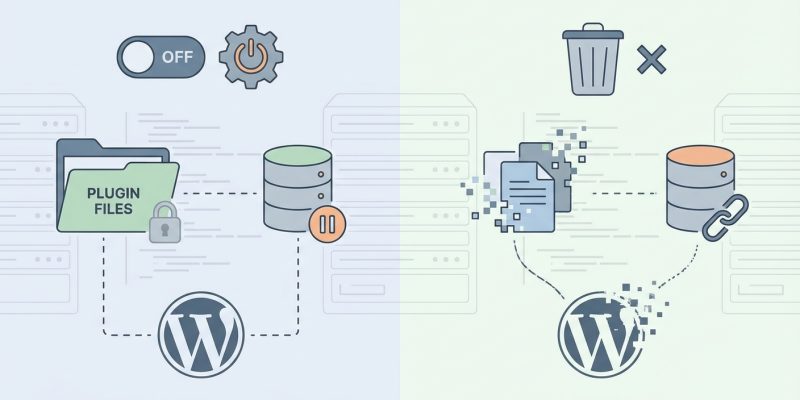 What Happens When You Delete a WordPress Plugin vs Deactivate It?
