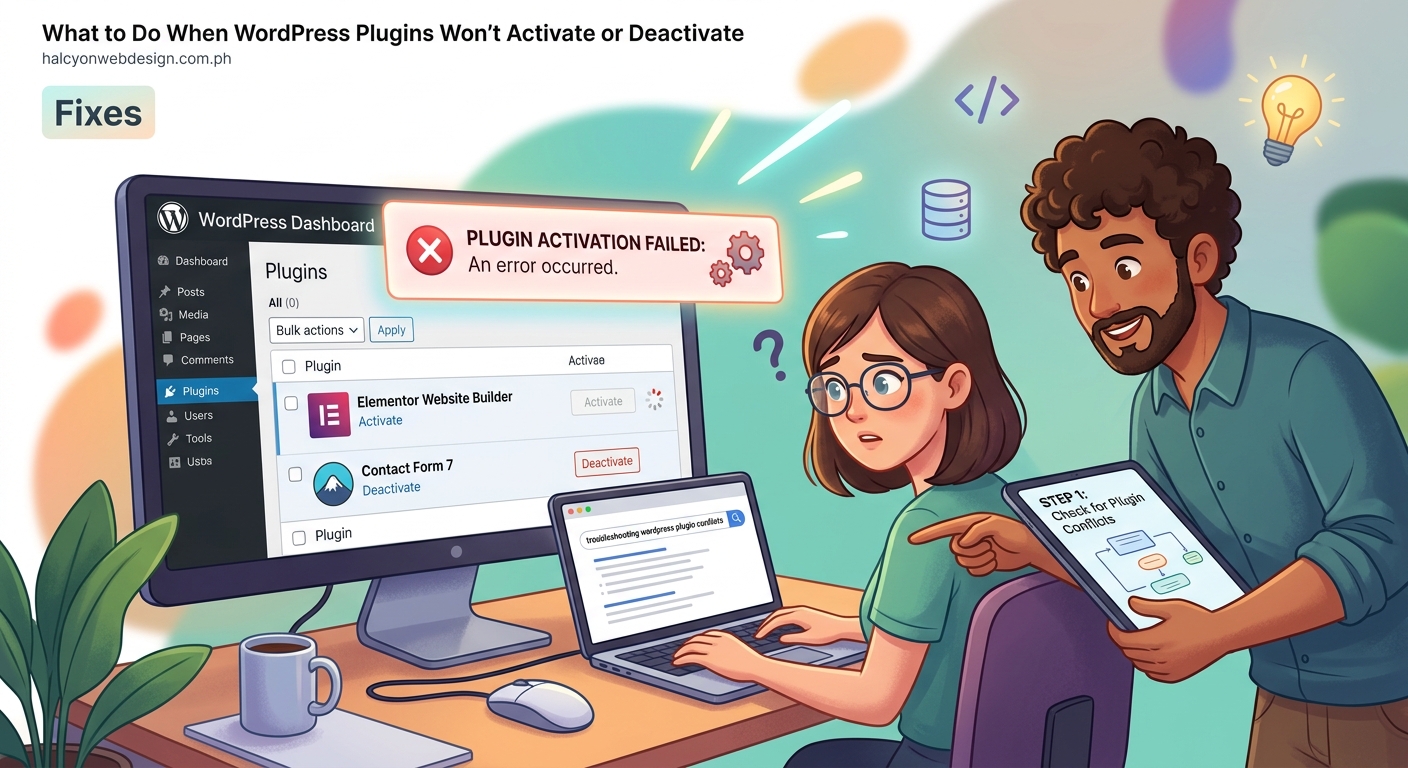 What to Do When WordPress Plugins Won't Activate or Deactivate — 1