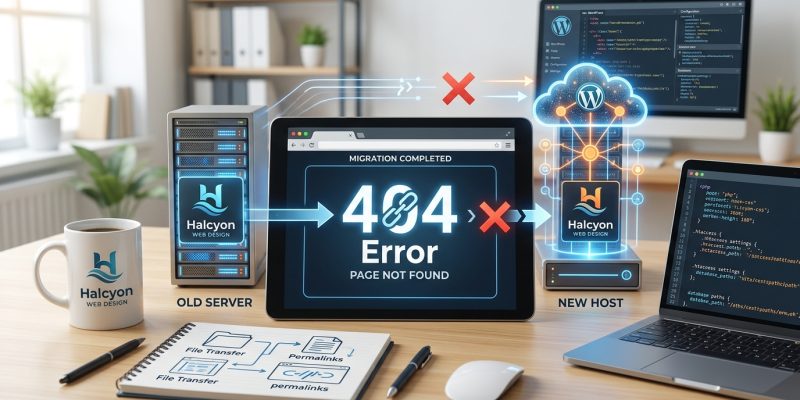 Why Is My WordPress Site Showing a 404 Error After Migration?