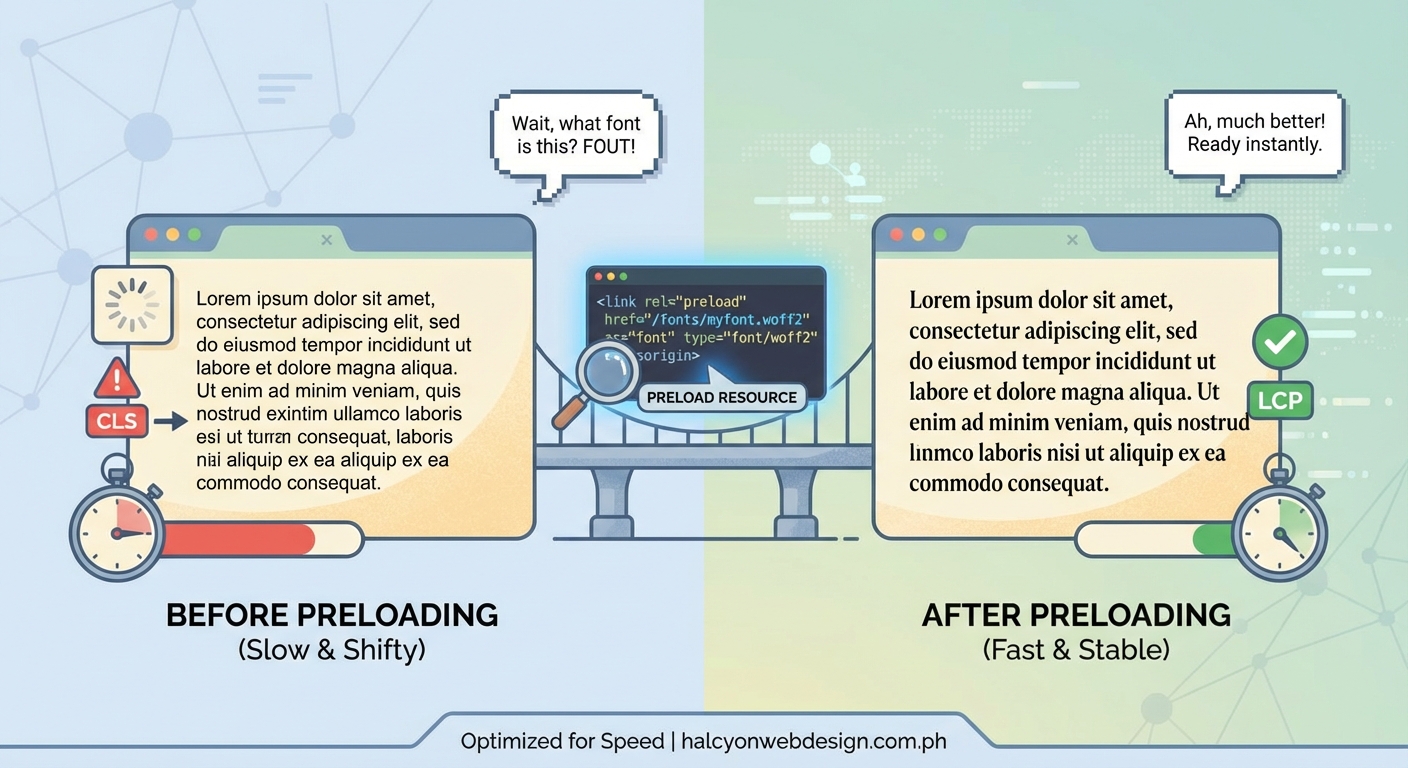 Why Preloading Fonts Matters for Core Web Vitals and How to Do It Right — 2