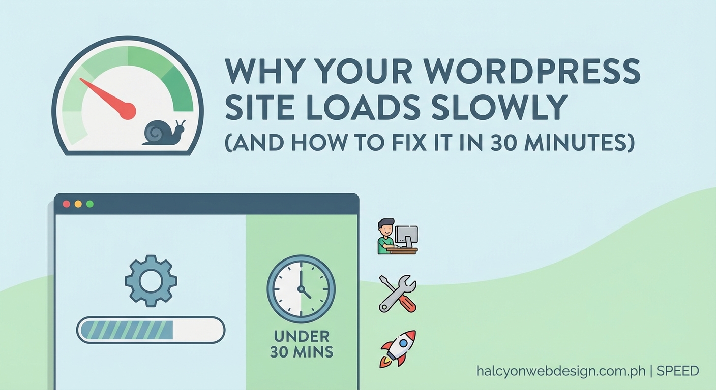 Why Your WordPress Site Loads Slowly (And How to Fix It in 30 Minutes) — 1