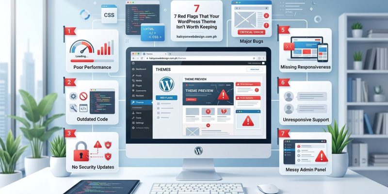 7 Red Flags That Your WordPress Theme Isn't Worth Keeping